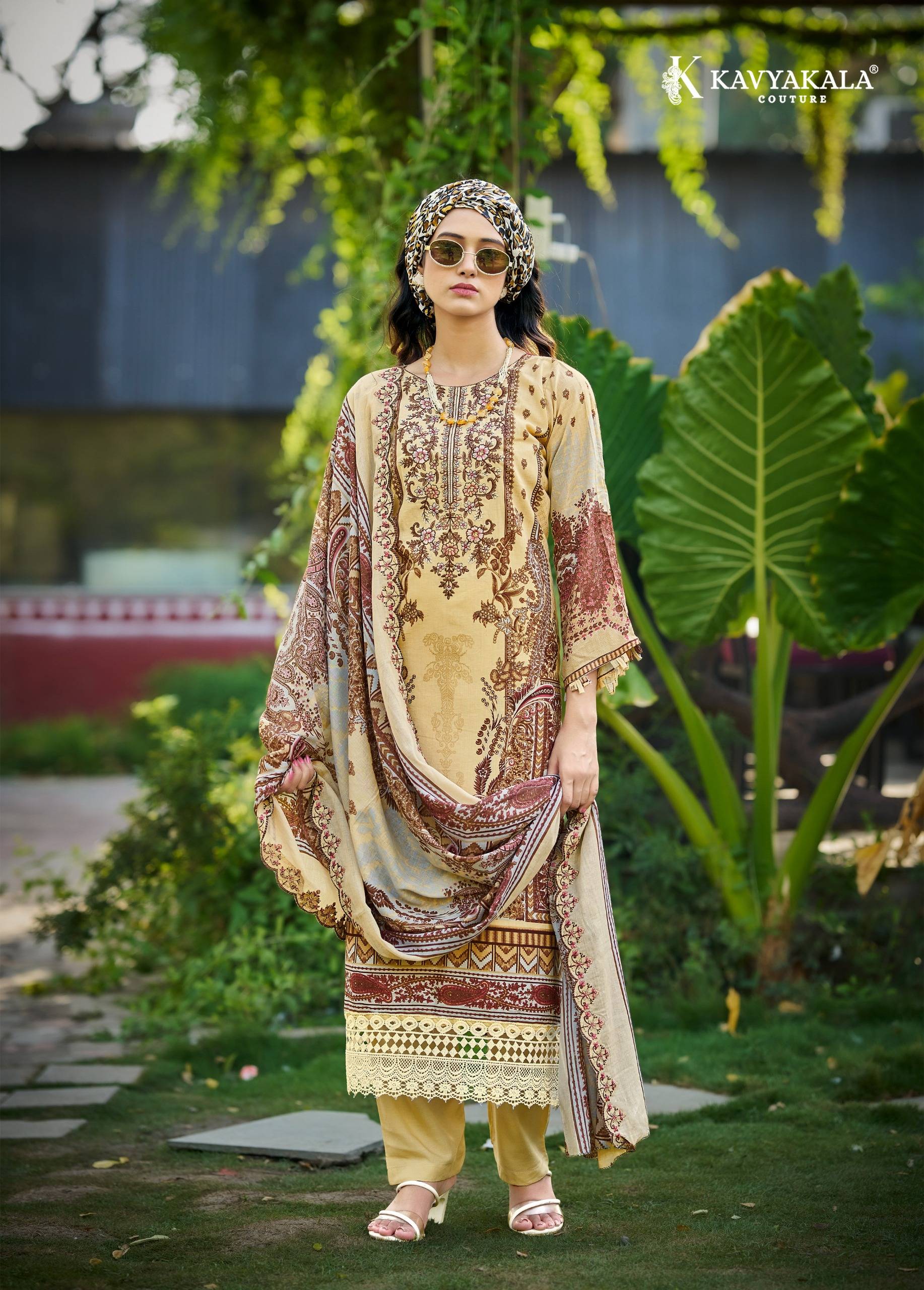 ANARKALI Vol-25by KAVYA‎‎ KALA Couture 1001 to 1008 Series Indian Traditional casual wear Pakistani Lawn Cotton dresses At Wholesale Price